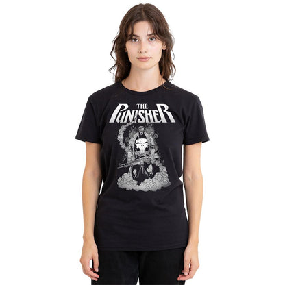 Black - Lifestyle - The Punisher Womens-Ladies Ready To Fight T-Shirt