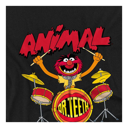 Black - Side - The Muppets Childrens-Kids Animal Drum Sweatshirt