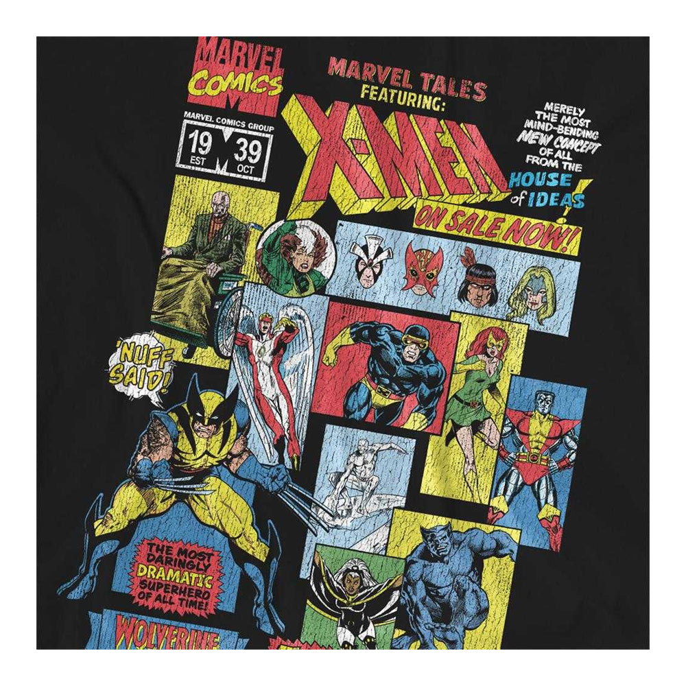 Black - Side - X-Men Womens-Ladies Tales T-Shirt