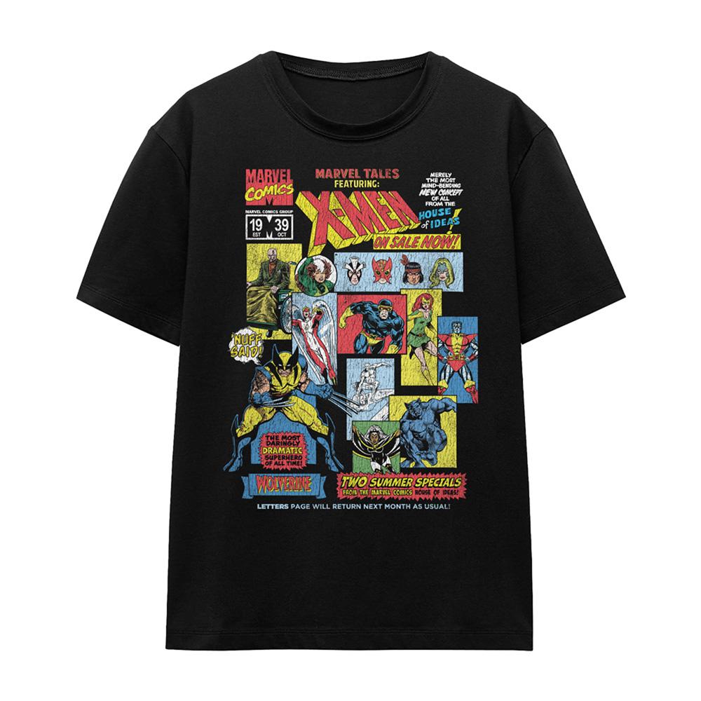 Black - Front - X-Men Womens-Ladies Tales T-Shirt