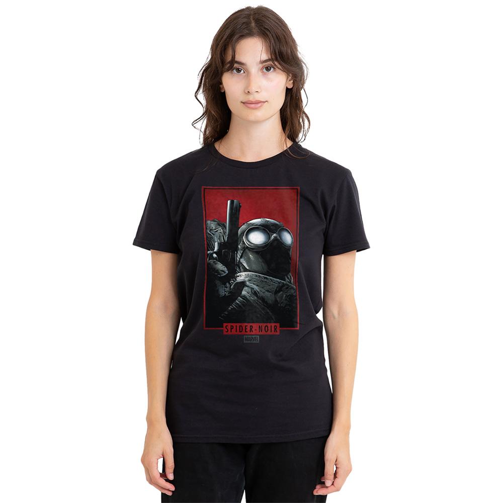 Black - Lifestyle - Spider-Noir Womens-Ladies Comic Cover T-Shirt