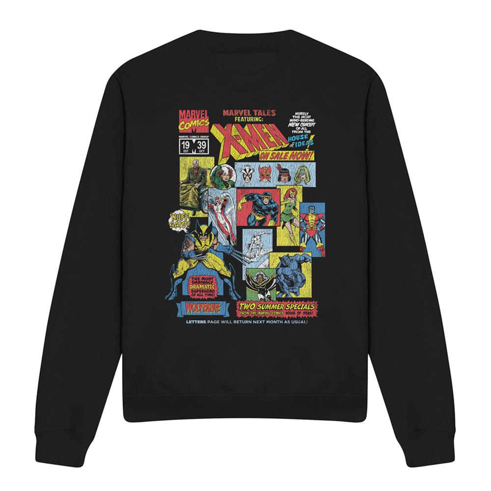 Black - Front - X-Men Unisex Adult Sweatshirt