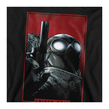 Black - Side - Spider-Noir Unisex Adult Comic Cover Long-Sleeved Sweatshirt