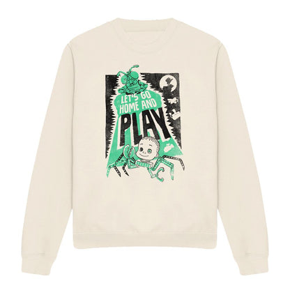 Natural - Front - Toy Story Unisex Adult Sid´s Toys Poster Midweight Long-Sleeved Sweatshirt