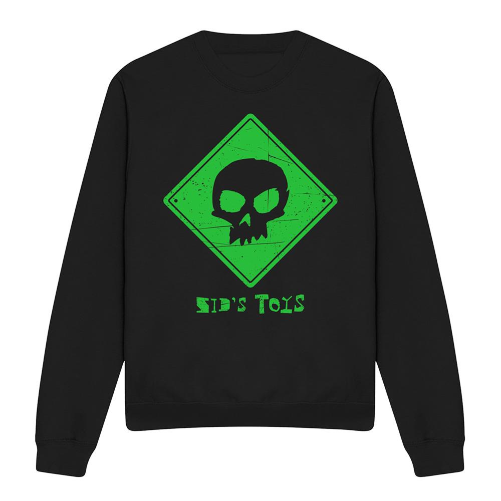 Black - Front - Toy Story Unisex Adult Sid´s Toys Long-Sleeved Sweatshirt