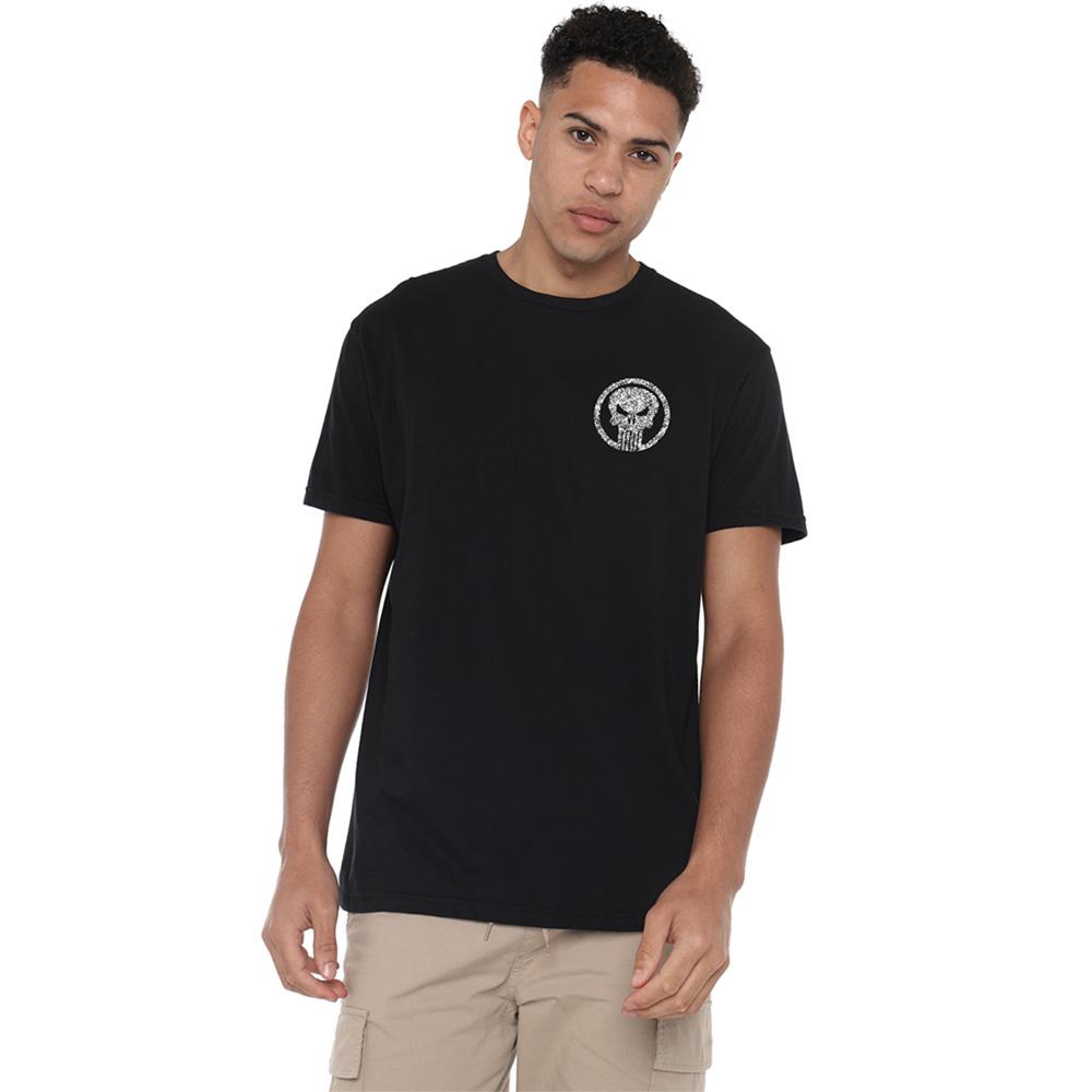 Black - Lifestyle - The Punisher Unisex Adult Skull Armory Back Print T-Shirt