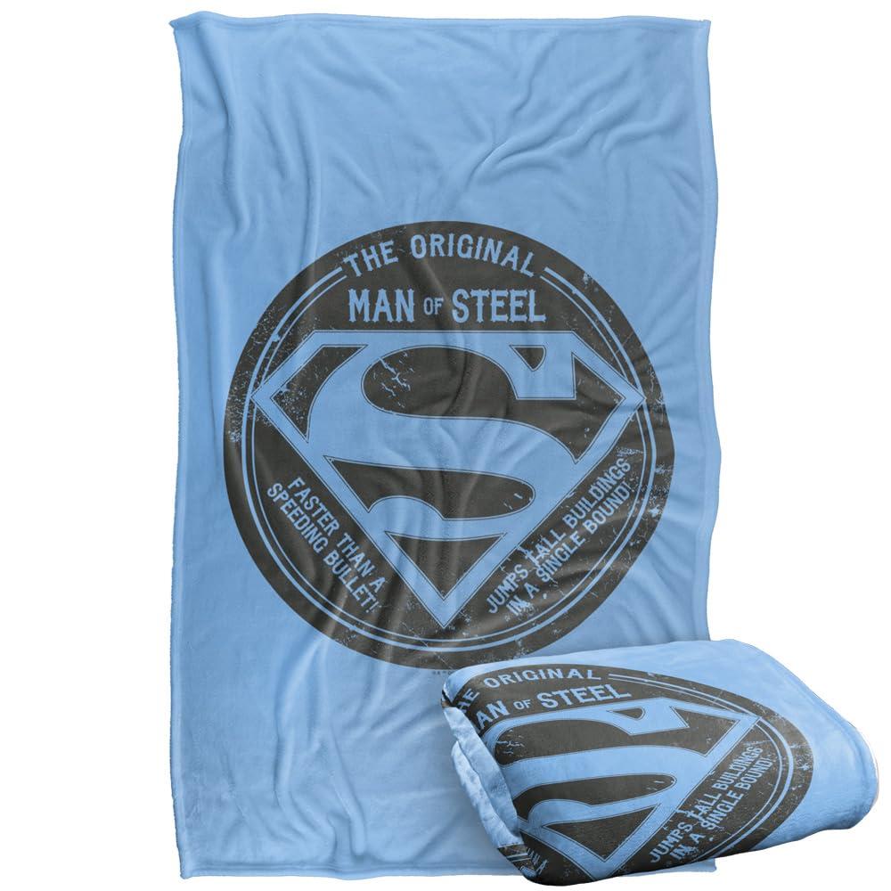 Multicoloured - Back - Superman The Original Man Of Steel Blanket