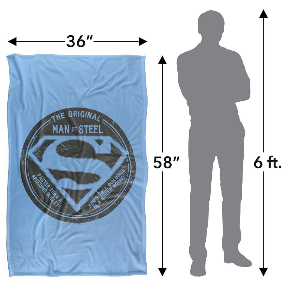 Multicoloured - Close up - Superman The Original Man Of Steel Blanket