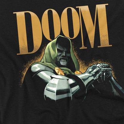 Black - Side - Doom Unisex Adult Iconic Villain T-Shirt
