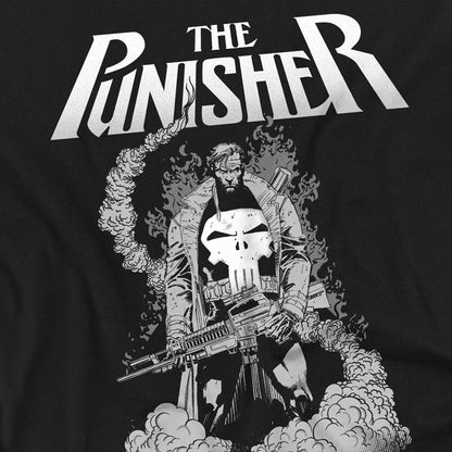 Black - Side - The Punisher Unisex Adult Ready To Fight T-Shirt