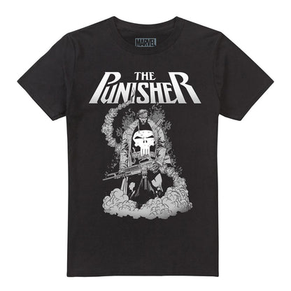 Black - Front - The Punisher Unisex Adult Ready To Fight T-Shirt