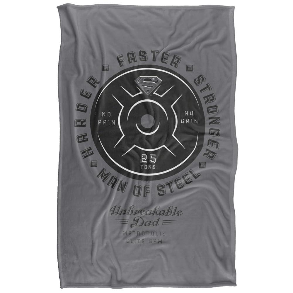 Multicoloured - Front - Superman Unbreakable Dad Blanket