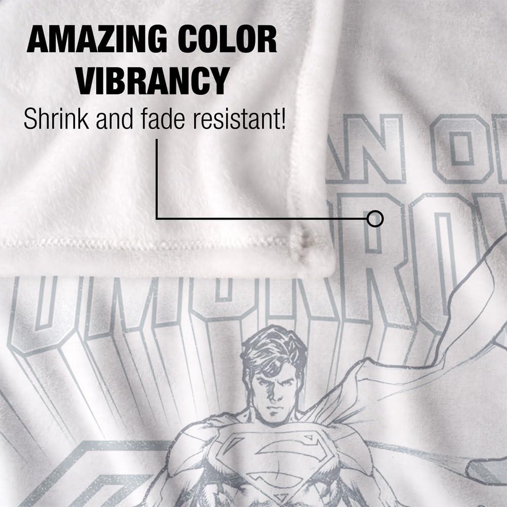 Multicoloured - Lifestyle - Superman Man Of Steel Sketch Blanket