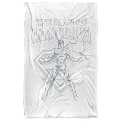 Multicoloured - Front - Superman Man Of Steel Sketch Blanket