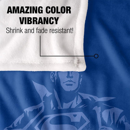 Multicoloured - Lifestyle - Superman Chest Logo Blanket