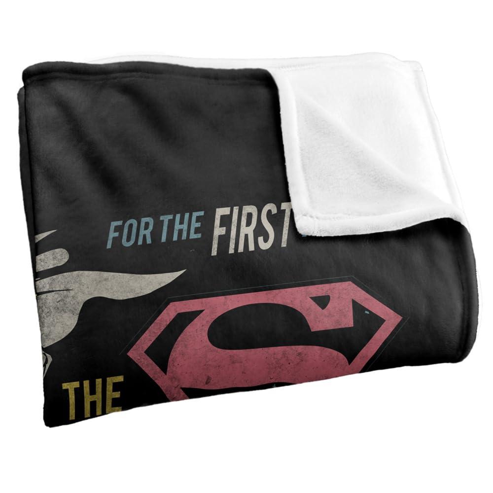 Multicoloured - Side - Superman Superhero Services Blanket