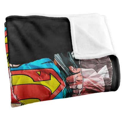 Multicoloured - Side - Superman Super Reveal Blanket