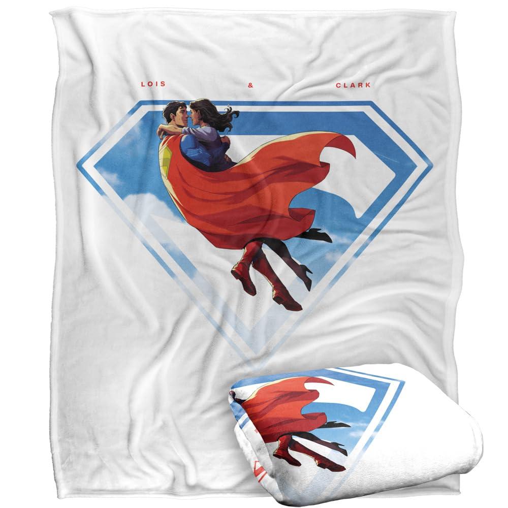 Multicoloured - Back - Superman Shield Lois Lane Blanket