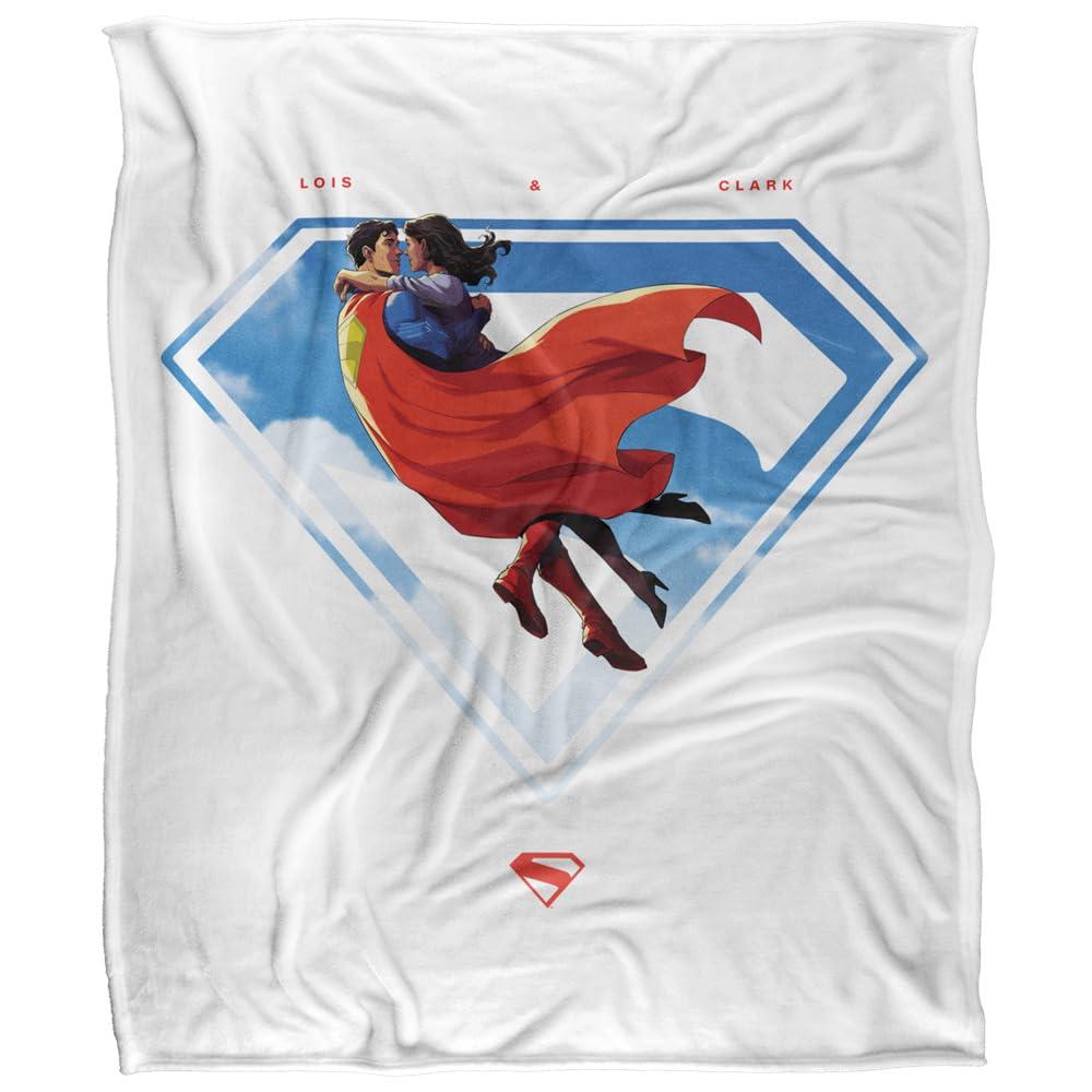 Multicoloured - Front - Superman Shield Lois Lane Blanket