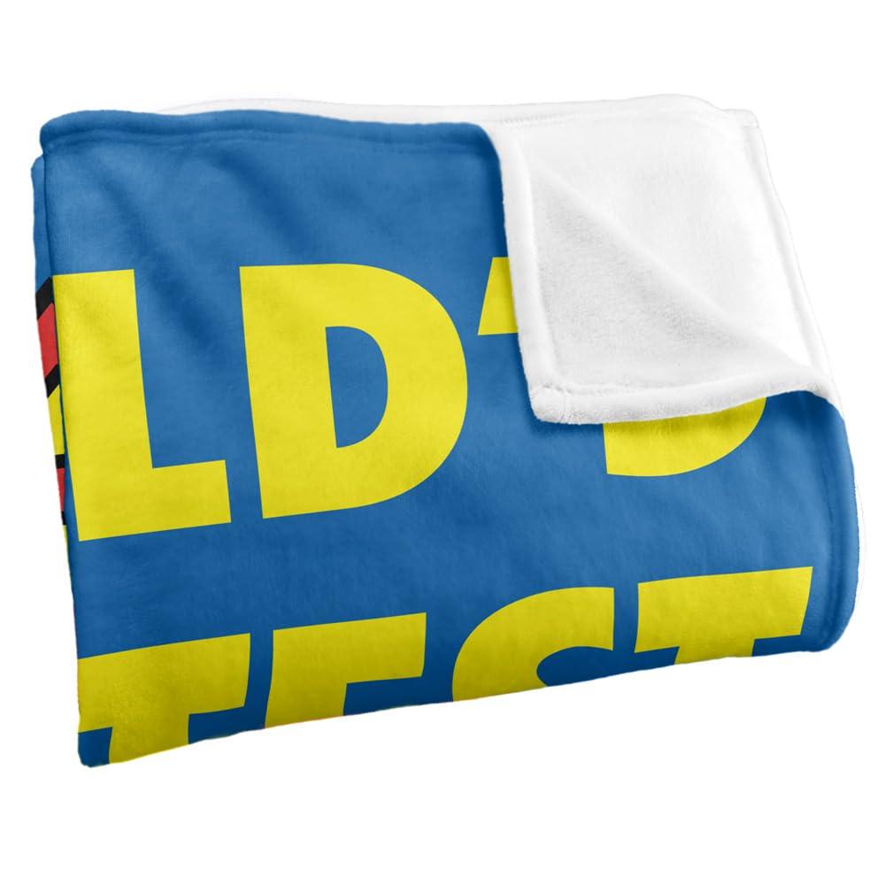 Multicoloured - Back - Superman World´s Greatest Dad Blanket