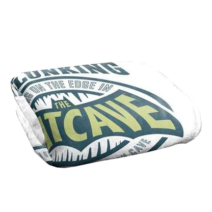 Multicoloured - Back - Batman Mens Don´t Bother Dad In His Batcave Fathers Day Throw