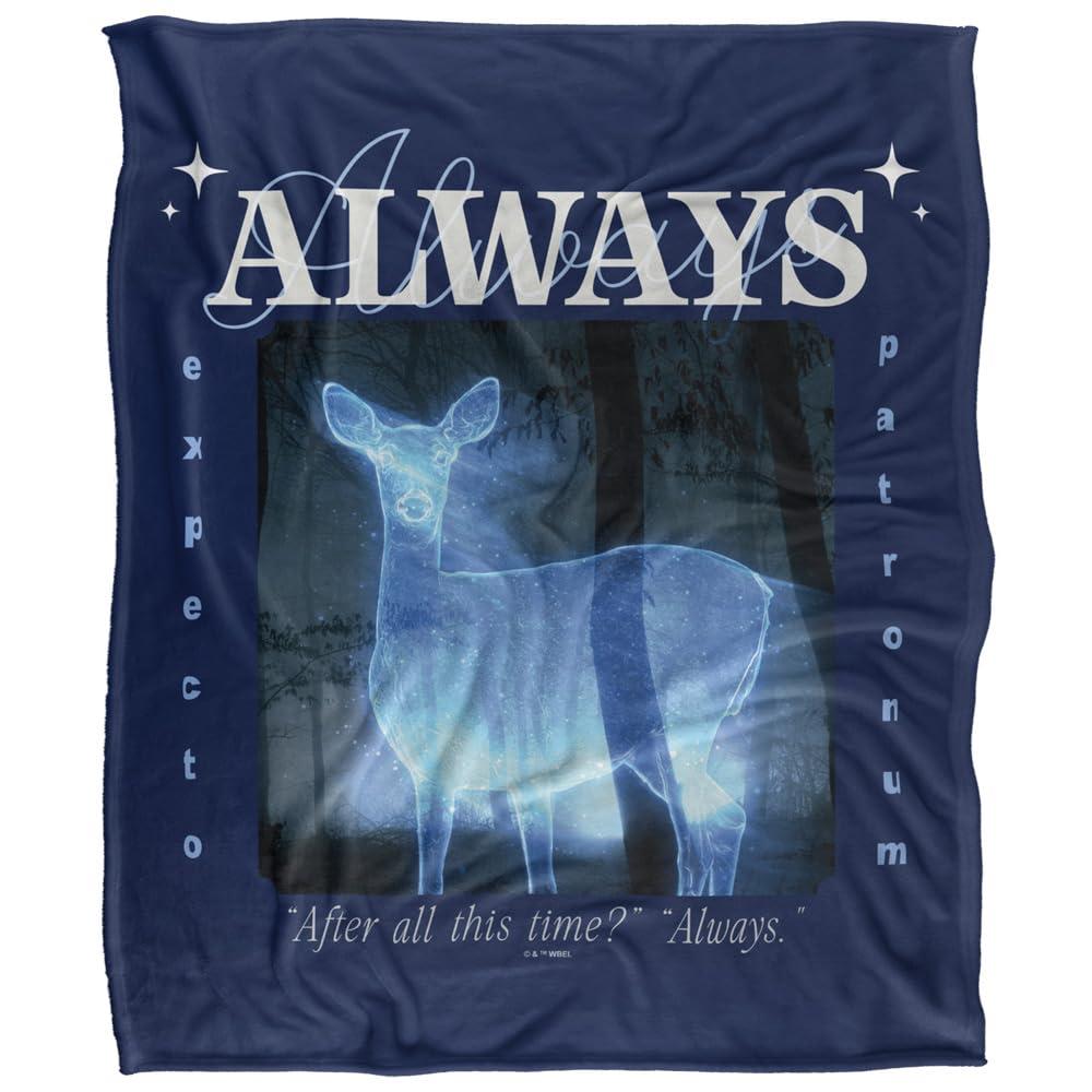 Multicoloured - Side - Harry Potter Always Silky Patronus Valentine Blanket