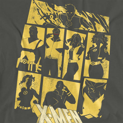 Charcoal - Pack Shot - X-Men 97 Womens-Ladies X-Corp Group T-Shirt
