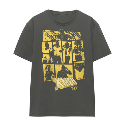 Charcoal - Front - X-Men 97 Womens-Ladies X-Corp Group T-Shirt