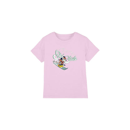 Pink - Front - Disney Childrens-Kids Ski Club Minnie Mouse T-Shirt