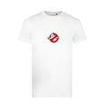 White - Front - Ghostbusters Mens Embroidered T-Shirt
