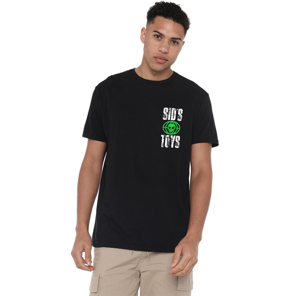 Black - Side - Toy Story Unisex Adult Sid´s Toys Back Print T-Shirt