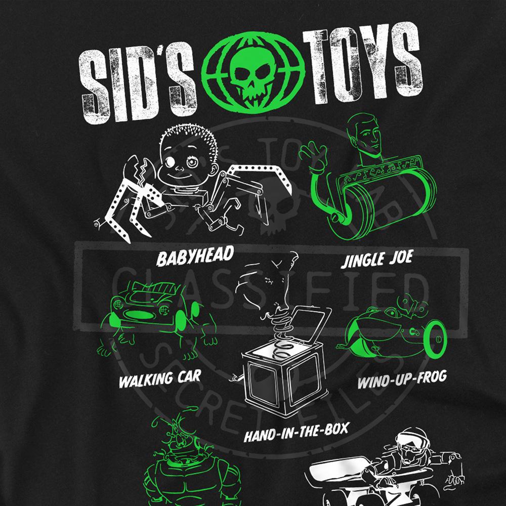 Black - Pack Shot - Toy Story Unisex Adult Sid´s Toys Back Print T-Shirt