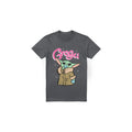 Charcoal - Front - Star Wars: The Mandalorian Mens Grogu Bubble T-Shirt