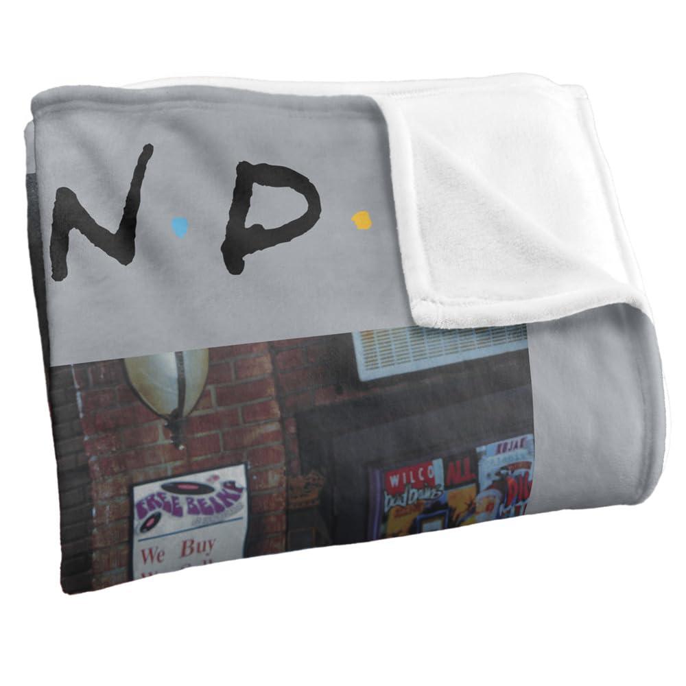 Multicoloured - Back - Friends Polyester Characters Soft Touch Blanket