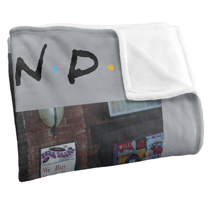 Multicoloured - Back - Friends Polyester Characters Soft Touch Blanket