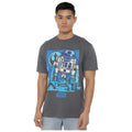 Charcoal - Back - Star Wars Mens Papercut R2-D2 T-Shirt