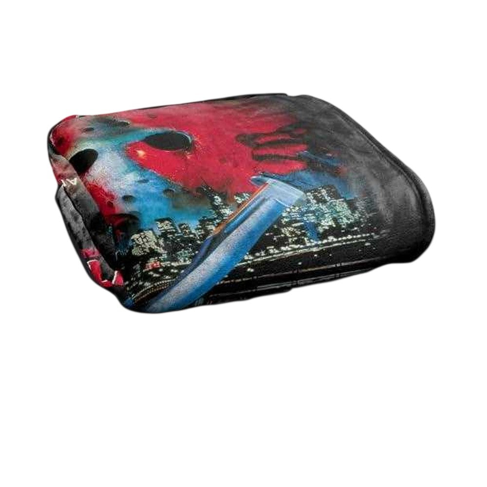 Multicoloured - Back - Friday the 13th Part VIII: Jason Takes Manhattan Vintage Poster Blanket