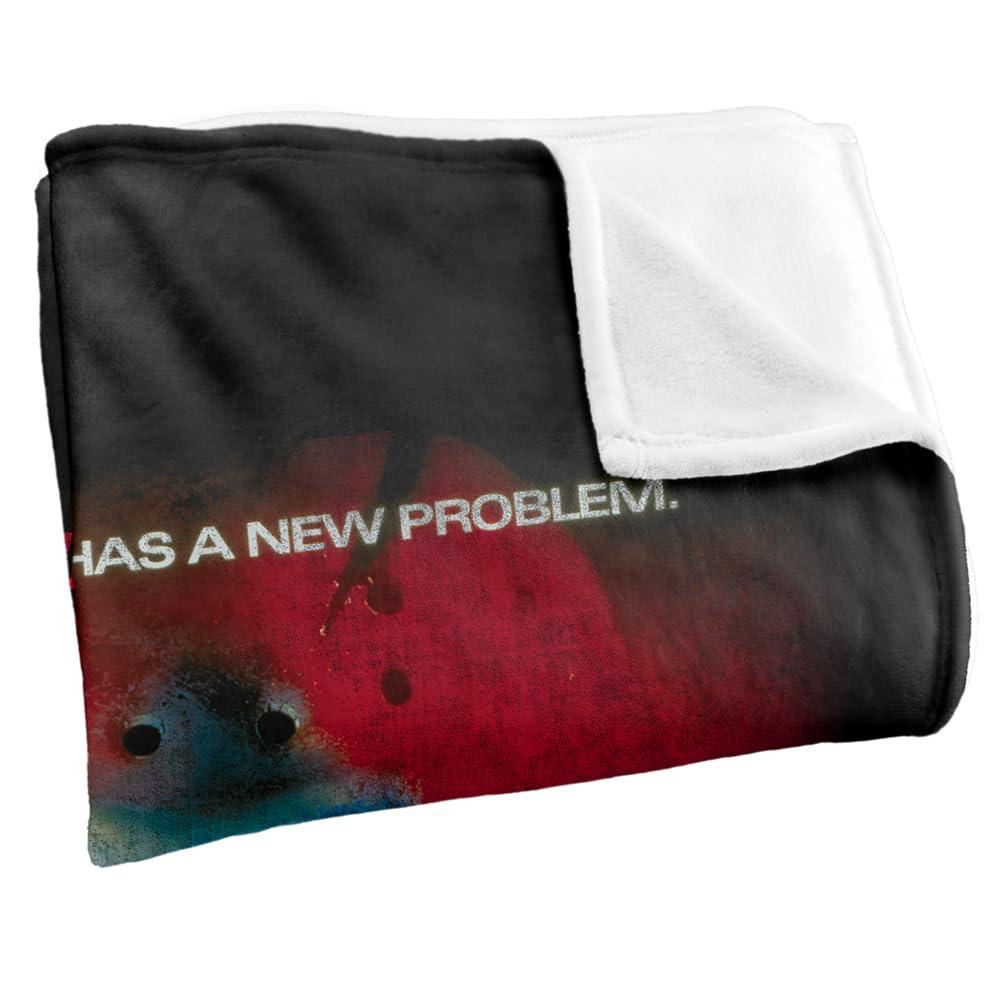 Multicoloured - Side - Friday the 13th Part VIII: Jason Takes Manhattan Vintage Poster Blanket
