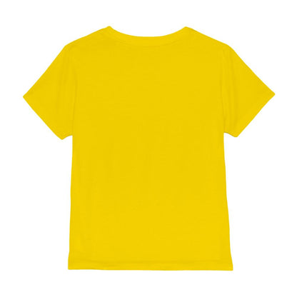 Yellow - Back - Minions Childrens-Kids Minions Face T-Shirt
