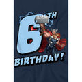 Navy - Lifestyle - Thor Childrens-Kids 6th Birthday T-Shirt
