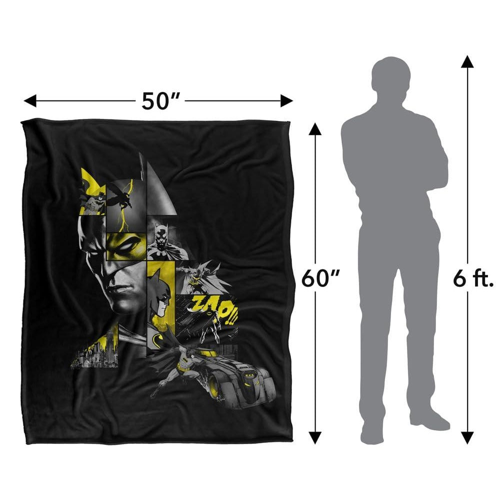 Multicoloured - Lifestyle - Batman Panel Blanket
