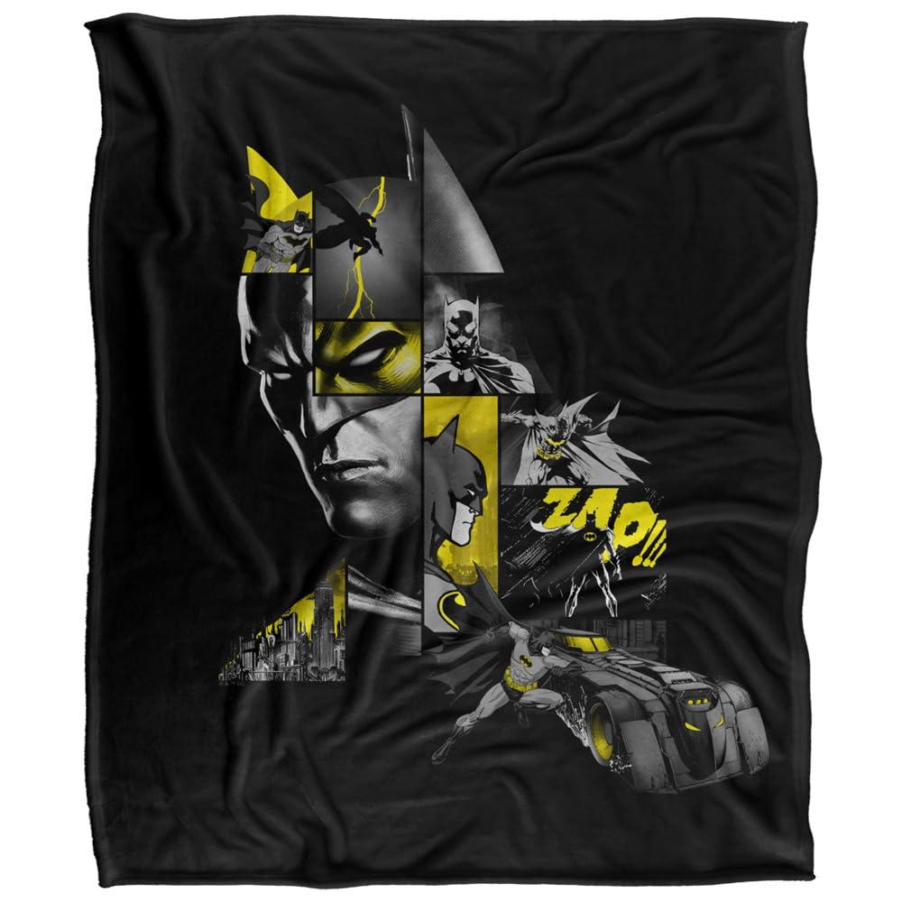Multicoloured - Front - Batman Panel Blanket