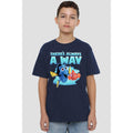 Navy - Back - Finding Nemo Childrens-Kids There´s Always A Way Dory Nemo T-Shirt