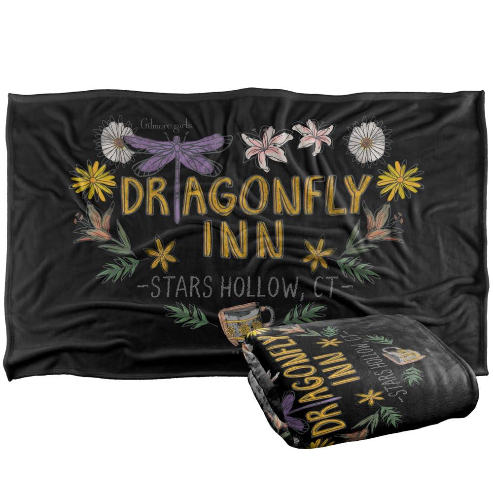Multicoloured - Back - Gilmore Girls Dragonfly Inn Silky Supersoft Blanket