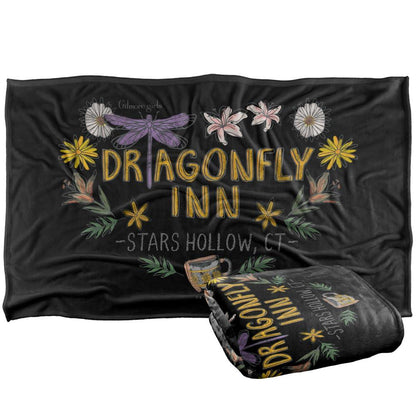 Multicoloured - Back - Gilmore Girls Dragonfly Inn Silky Supersoft Blanket