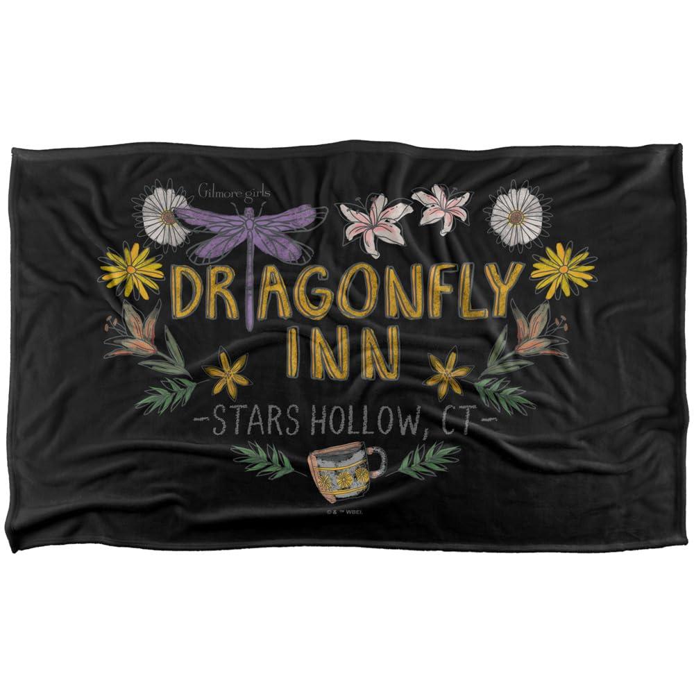 Multicoloured - Front - Gilmore Girls Dragonfly Inn Silky Supersoft Blanket