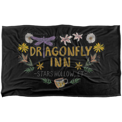 Multicoloured - Front - Gilmore Girls Dragonfly Inn Silky Supersoft Blanket