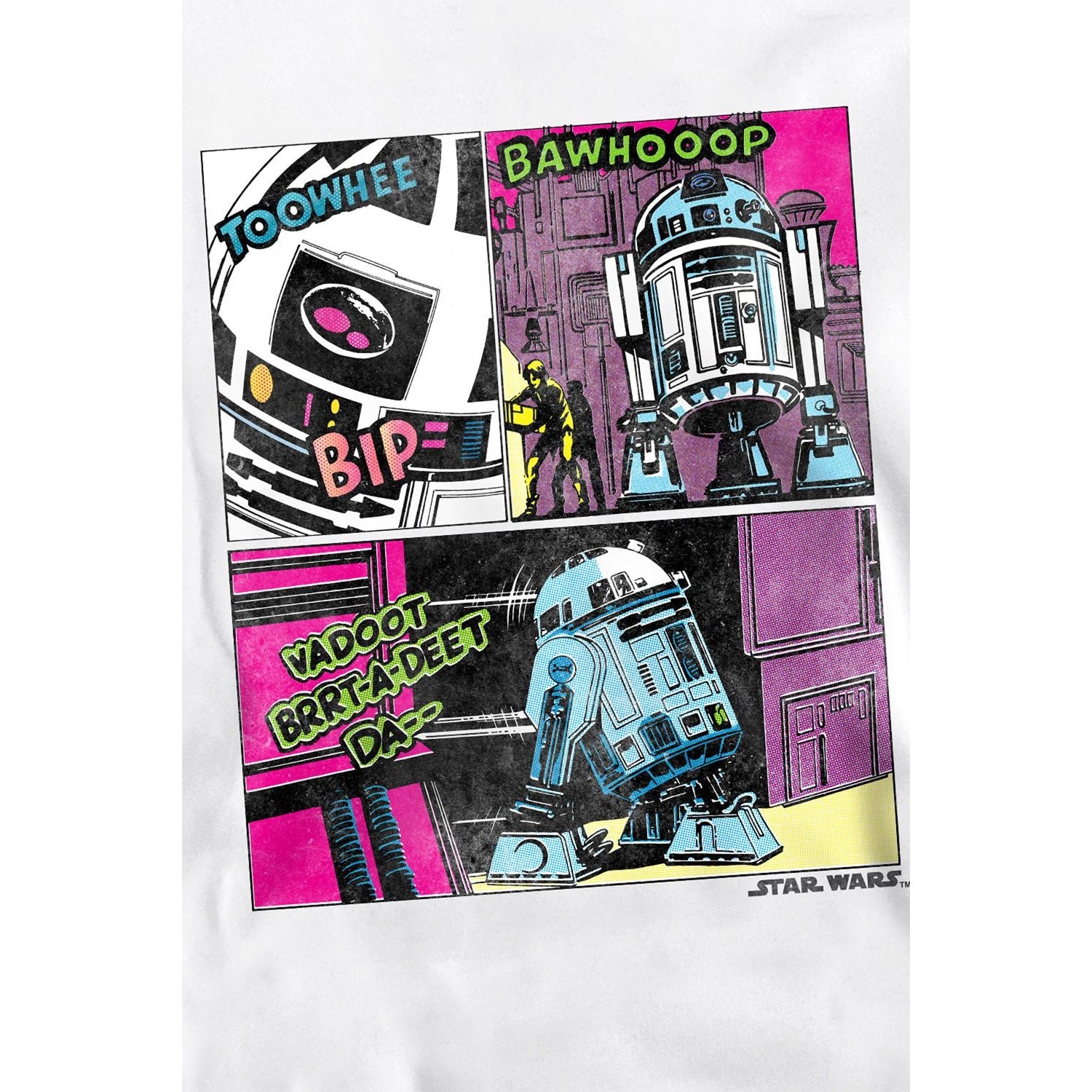 White - Lifestyle - Star Wars Unisex Adult To The Rescue R2-D2 Sweatshirt