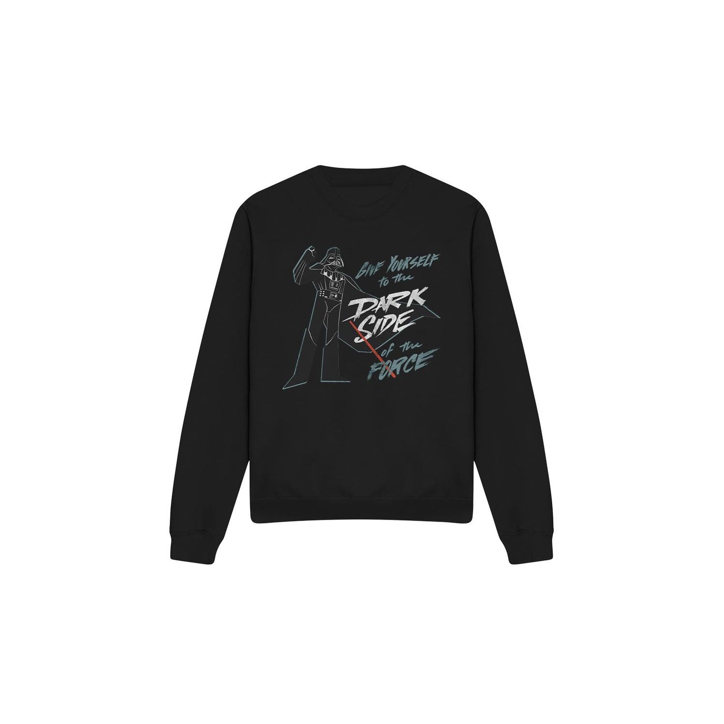 Black - Front - Star Wars Unisex Adult Give Yourself To The Darkside Sweatshirt
