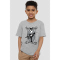 Sport Heather - Back - The Nightmare Before Christmas Childrens-Kids Jack Skellington Frame T-Shirt